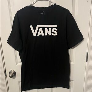 Vans Black and White Logo Men's Tee